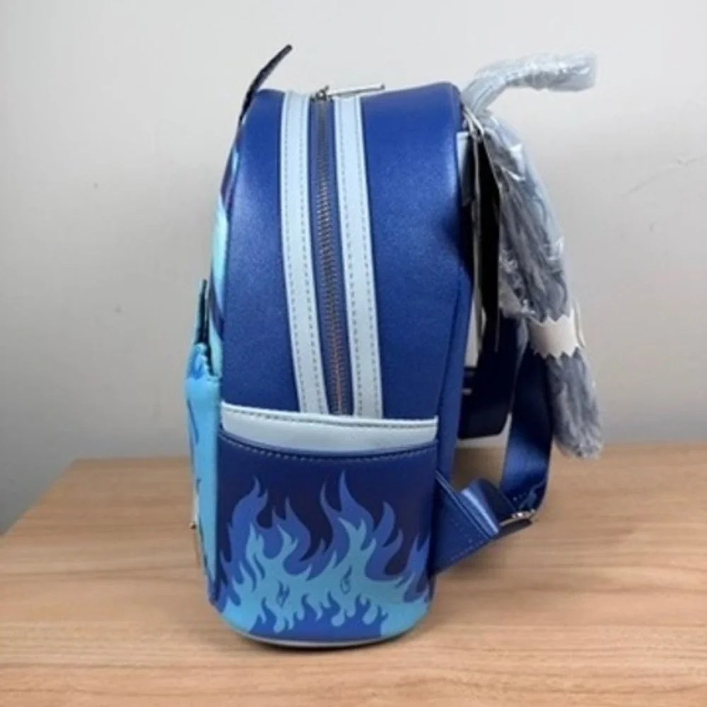 Loungefly Disney Hades Mini Backpack Blue Flame Hercules Villain Cosplay NWT